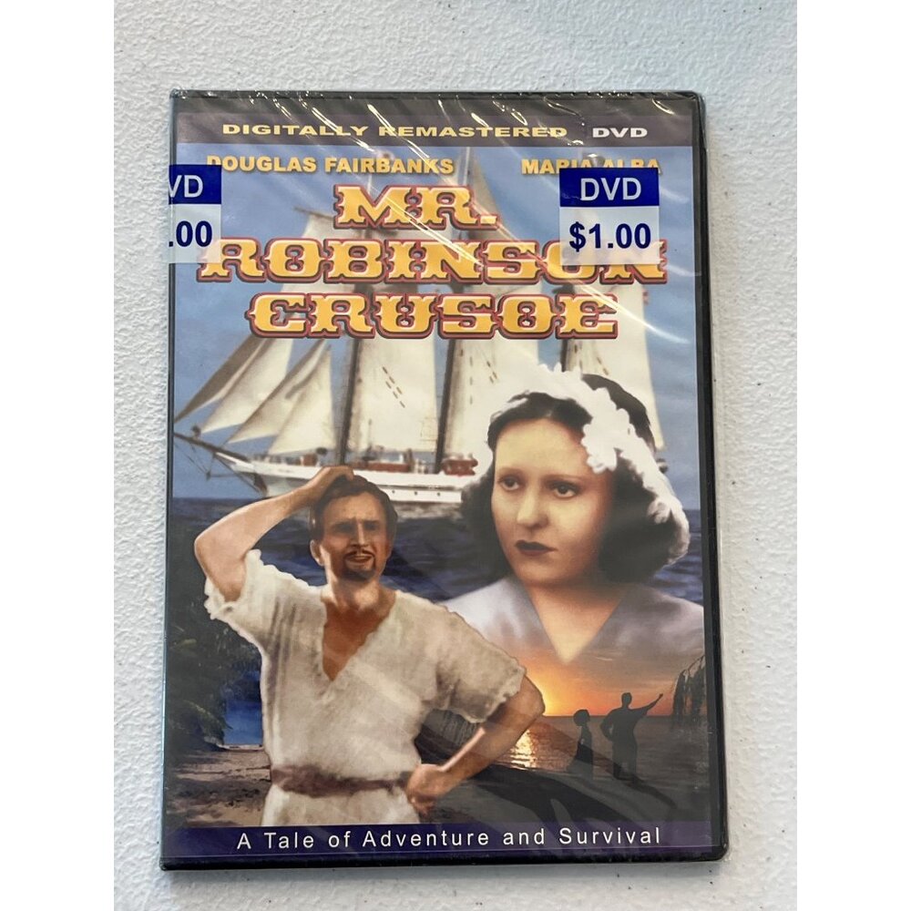 Mr. Robinson Crusoe Digitally Remastered DVD Douglas Fairbanks Maria Alba New